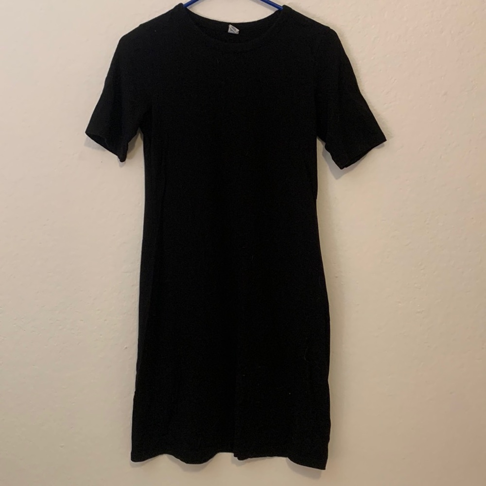 Elbow Length Black Dress